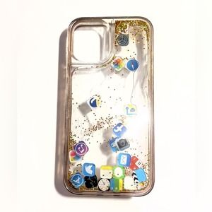 APPLE iPhone 12/13 Funny Social Media Icons Phone Case